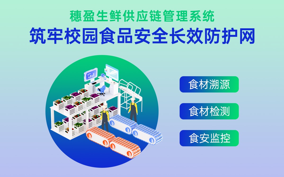 穗盈生鲜供应链管理系统，筑牢校园食品安全长效防护网